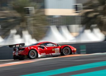 Rovera a podio con la Ferrari