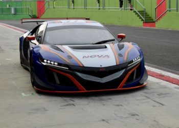 Nei test di Vallelunga brillano i piloti Nova Race e  la nuova livrea della Honda NSX GT3 Evo