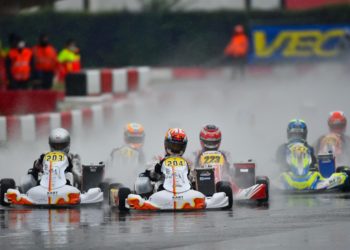 Pioggia e agonismo nella prima prova della WSK Euro Series