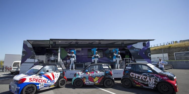 Smart e-cup a Vallelunga