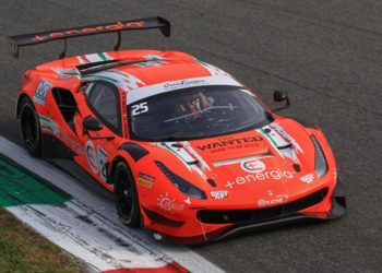 Al Misano World Circuit Daniele Di Amato (Ferrari 488 GT3 Evo) vince gara-1 del 2° round del Campionato Italiano Gran Turismo Sprint