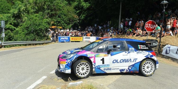 Simone Miele e Roberto Mometti hanno vinto il Rally Casentino