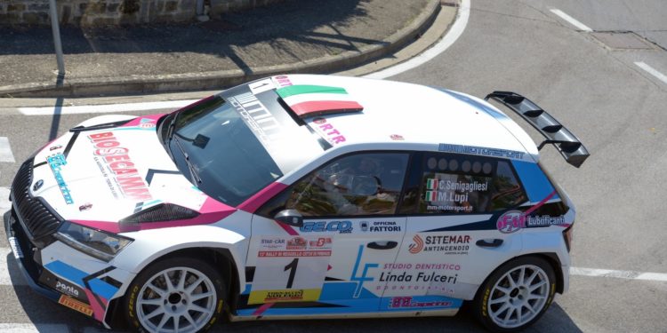 BB COMPETITION E CARLO ALBERTO SENIGAGLIESI  VINCITORI ASSOLUTI AL RALLY DI REGGELLO