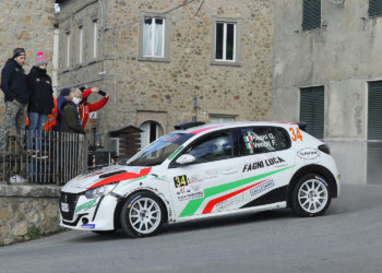 AL 1° RALLY DI CHIUSDINO  VITTORIA PER PISANI-VECOLI CON LA PEUGEOT 208 RALLY4
