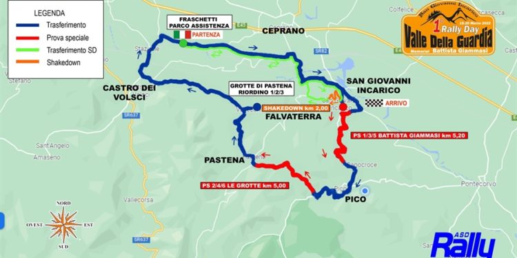 Il 19 e 20 marzo il 1° Rally day Valle della Guardia-Memorial Battista Giammasi