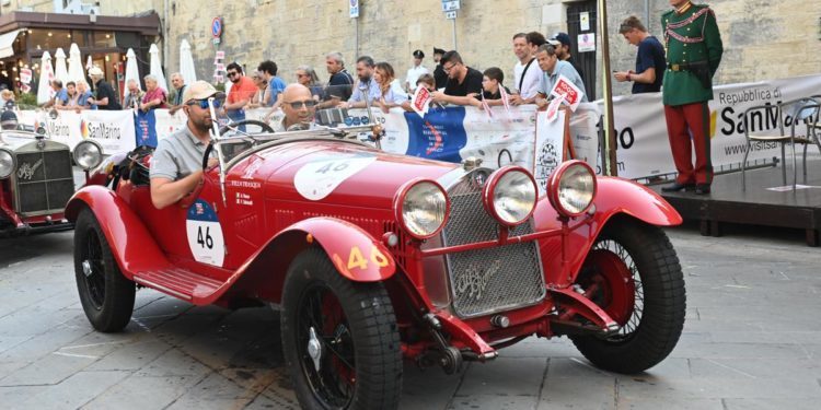 1000 Miglia 2022, partita seconda tappa da Cervia-Milano Marittima a Roma