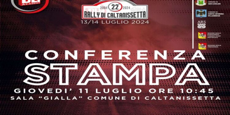 Giovedì 11 luglio la presentazione del 22° Rally di Caltanissetta
