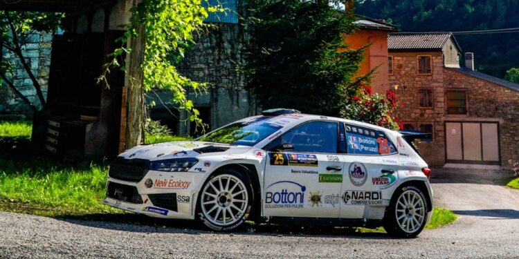 Scuderia Palladio al Sebino con Bottoni su Skoda