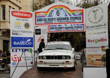 Perosino al comando del 6° Giro dei Monti Savonesi Storico