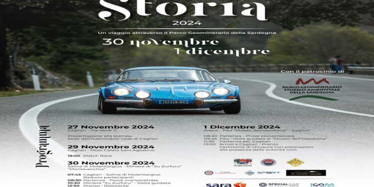 Ruote nella Storia: un viaggio attraverso il Parco Geominerario della Sardegna il 30 novembre e 1° dicembre