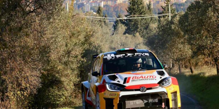 IL 2° RALLY CITTA’ DI SCANDICCI E COLLI FIORENTINI PARLA ANCORA “STRANIERO”: È DI ZANIN-DE GUIO (TOYOTA GR YARIS RALLY2)