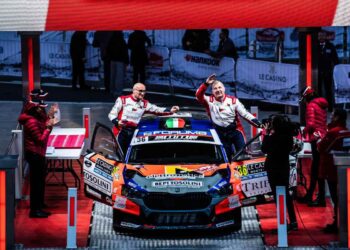 Flavio Brega all’arrivo del Rallye Monte-Carlo: “esperienza incredibile, un fiume di emozioni”. Il pilota archivia con soddisfazione l’esordio nella manche inaugurale del WRC