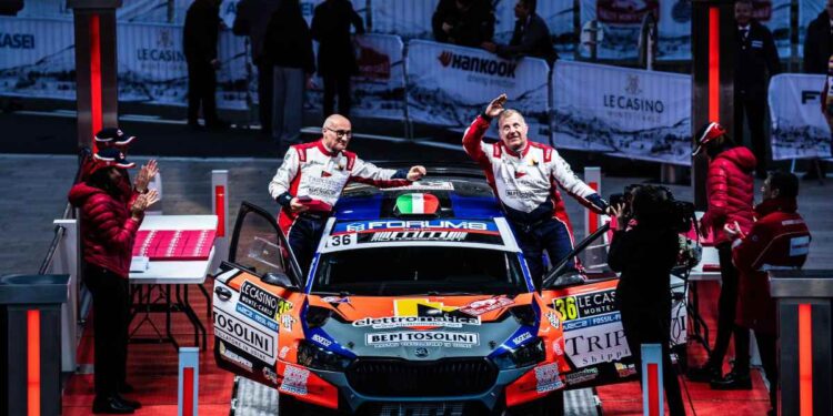 Flavio Brega all’arrivo del Rallye Monte-Carlo: “esperienza incredibile, un fiume di emozioni”. Il pilota archivia con soddisfazione l’esordio nella manche inaugurale del WRC