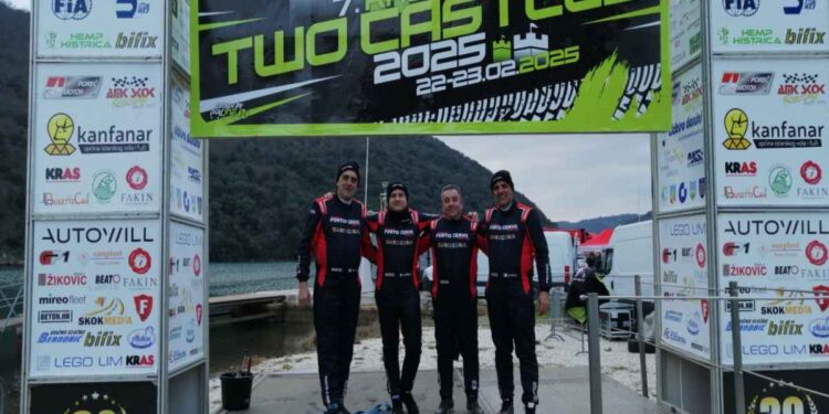 Il bilancio della scuderia Porto Cervo Racing al Rally dei Due Castelli in Croazia