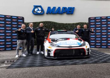 ­ MAPEI MAIN SPONSOR DI TOYOTA GAZOO RACING ITALY NEL CAMPIONATO ITALIANO RALLY 2025