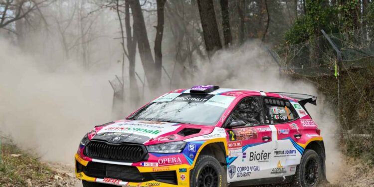 CIUFFI-CIGNI (SKODA) VINCONO UN 4° RALLY CITTA’ DI FOLIGNO DA CARDIOPALMA