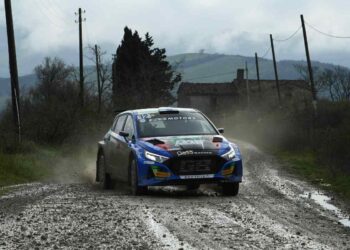 Il sabato del Rally della Val d’Orcia parla finlandese: Benjamin Korhola conclude al vertice la prima giornata di gara
