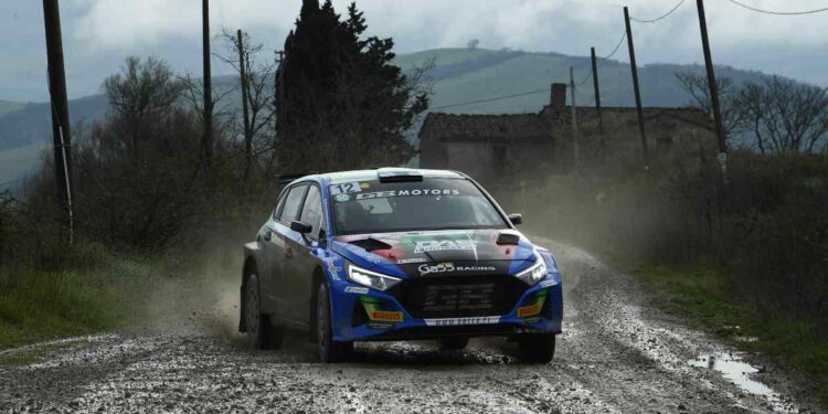 Il sabato del Rally della Val d’Orcia parla finlandese: Benjamin Korhola conclude al vertice la prima giornata di gara