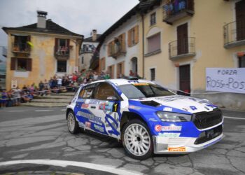 Corrado Pinzano al comando del 61° Rally Valli Ossolane:  domani altre cinque prove speciali in programma