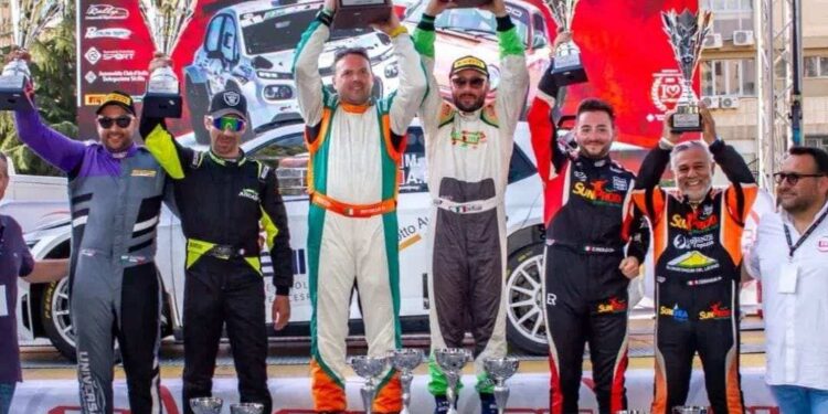 New Turbomark Rally Team festeggia con Marcello Rizzo la vittoria al Rally di Caltanissetta