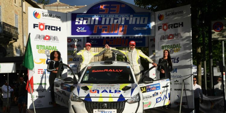 Per Stella poker di successi e secondo posto in Rally4 al 53° San Marino Rally
