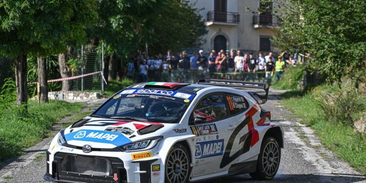 Il bilancio di Toyota Gazoo Racing Italy al Rally del Lazio: amaro ritiro per Thomas Paperini, vittoria di Boulenc, dodicesimo assoluto, nella manche valida per la GR Yaris Rally Cup