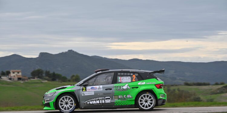 BB Competition sul podio del Rally Colline Metallifere:  Claudio Arzà è secondo assoluto al ritorno sulla Skoda Fabia RS