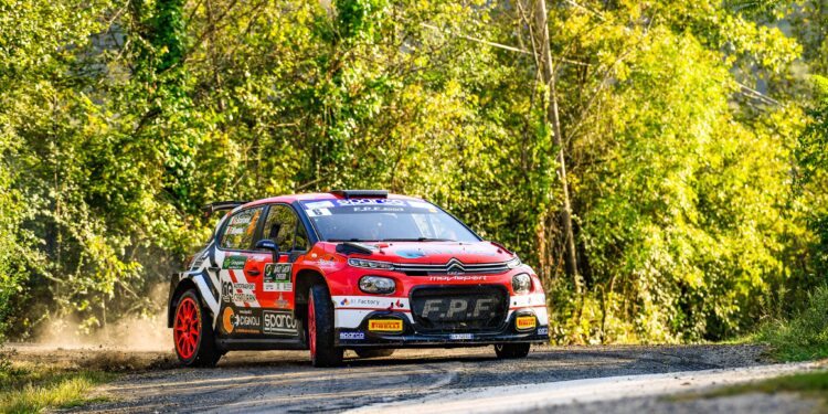 Giacomo Scattolon in gara al 72° Sanremo Rallye