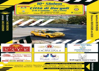 Per lo Slalom Città di Dorgali (Cala Gonone-Galleria) iscrizioni aperte fino a mercoledì 8 ottobre