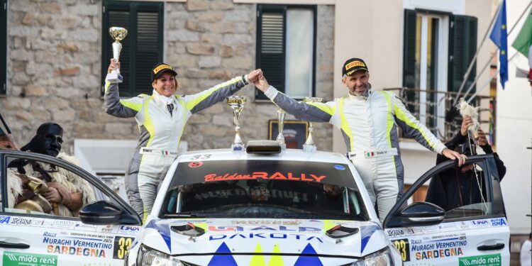 Stella sul podio Rally4 al Rally dei Nuraghi e del Vermentino