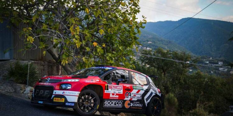 Scattolon sale sul podio del Promozione al 72° Rallye Sanremo
