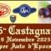 DOMENICA PROSSIMA “CASTAGNATA PER AUTO D’EPOCA” CON L’AFAS DI FOLIGNO IN COLLABORAZIONE CON IL CAEM/SCARFIOTTI