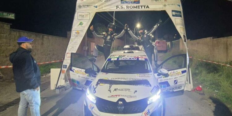 ART Motorsport esulta al Rally Tirreno Messina:  Noemi Artino vince la Coppa Italia Rally femminile