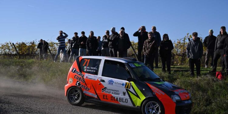 PER LUCA DEL TESTA DEBUTTO DA TOP FIVE ALLA RONDE VALLI IMPERIESI