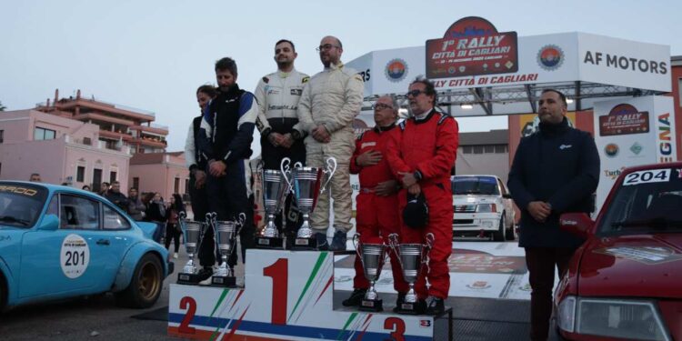 Valentino Ledda e Claudio Mele vincono la 1ª edizione del Rally Città di Cagliari