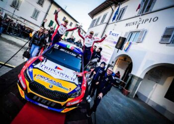 Flavio Brega “d’argento” al Rally della Fettunta:  il pilota bresciano manca la vittoria per un solo secondo