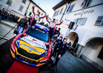 Flavio Brega “d’argento” al Rally della Fettunta:  il pilota bresciano manca la vittoria per un solo secondo