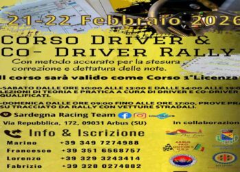 Il 2026 del pilota Marino Gessa tra Rally, corsi e gratificanti novità. In Sardegna, anche Gessa è in possesso della licenza di istruttore di 2° livello ACI Sport