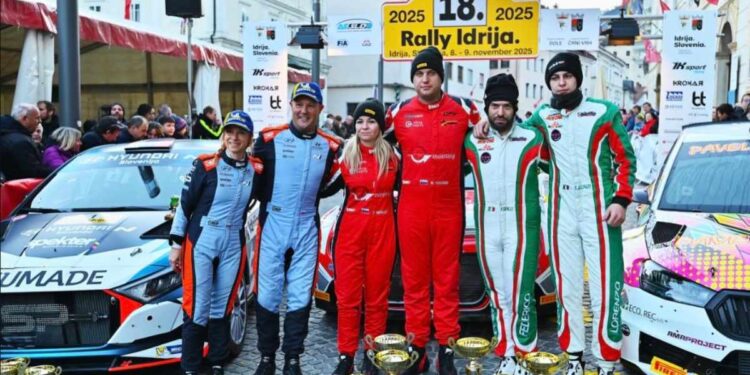 Lorenzo Lenzi, 16 anni, al via nel Campionato Nazionale Rally Slovenia