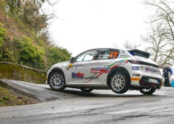 CHRISTOPHER LUCCHESI AL VIA DEL TROFEO LANCIA NEL TRICOLORE RALLY