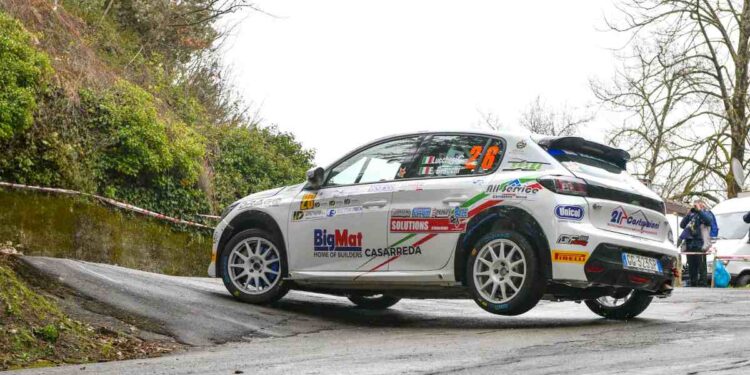 CHRISTOPHER LUCCHESI AL VIA DEL TROFEO LANCIA NEL TRICOLORE RALLY