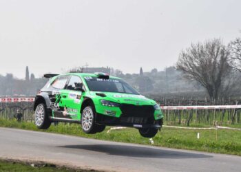 Rally del Bardolino sfortunato per Claudio Arzà e BB Competition:   il pilota spezzino fermato sulla terza prova speciale da un guasto meccanico.