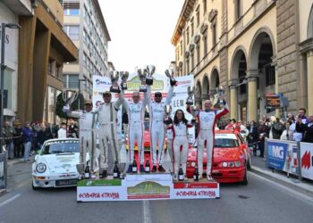 Angelo Lombardo vince il 16° Historic Rally delle Vallate Aretine:  il pilota siciliano si impone nel primo appuntamento del   Campionato Italiano Rally Auto Storiche 2026