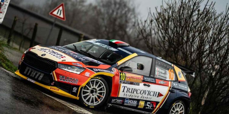 Flavio Brega in “top five” al Rally Internazionale dei Laghi