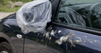 Sempre più automobilisti avvolgono gli specchietti con sacchetti di plastica, ecco il perché