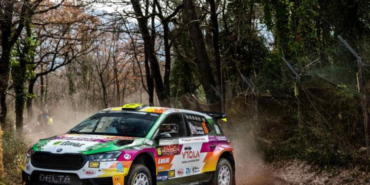 Angelo Pucci Grossi al via del Rally della Val d’Orcia, secondo atto del Campionato Italiano Rally Terra