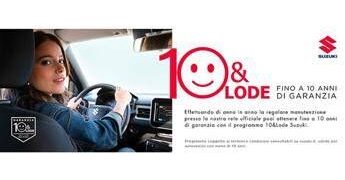 Suzuki allunga la fiducia: arriva la garanzia 10&LODE fino a 10 anni