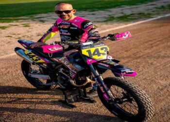 DOPPIO SECONDO POSTO DI TUZI (VFR RACING) NELL’ITALIANO FLAT-TRACK A BOVES