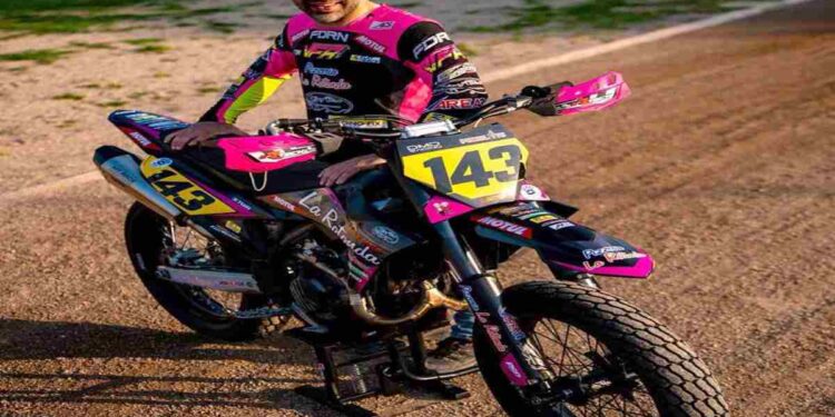 DOPPIO SECONDO POSTO DI TUZI (VFR RACING) NELL’ITALIANO FLAT-TRACK A BOVES