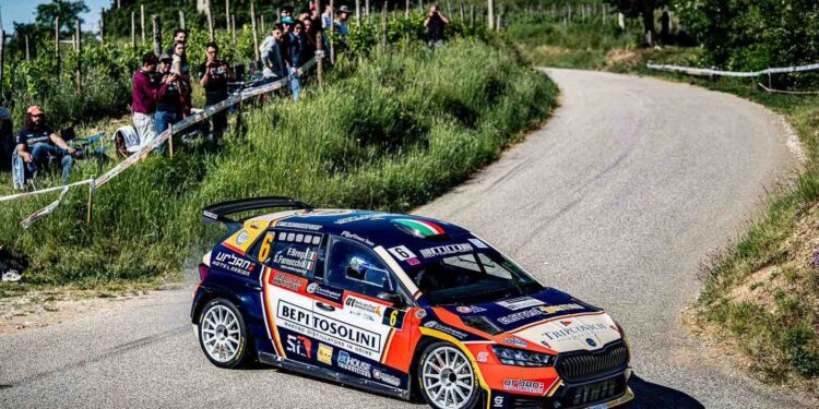 Flavio Brega è quinto al Rally del Friuli Venezia Giulia